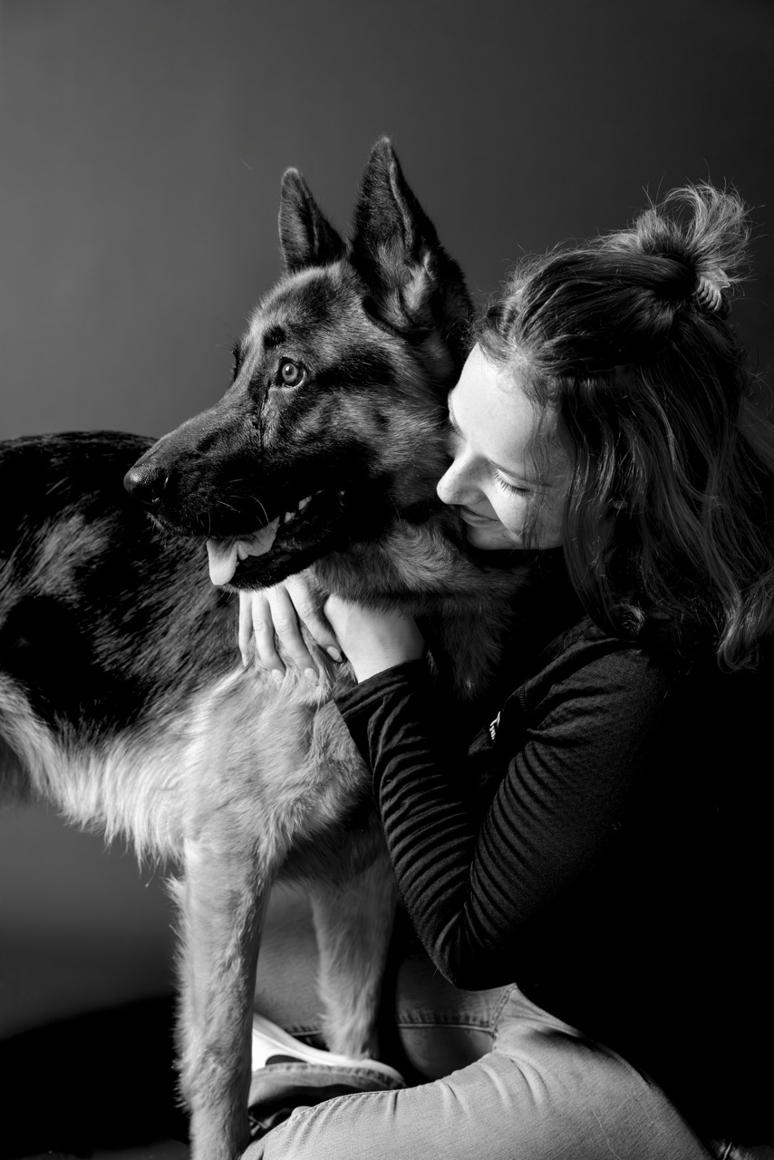 Canine Portrait Rex with Owner